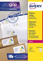 Etiket Avery L7173-250 99.1x57mm wit 2500 stuks