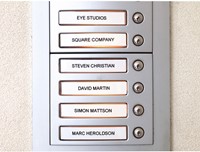 Labeltape Dymo LabelManager D1 polyester 9mm zwart op wit 10 stuks-1