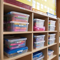 Labeltape Dymo LabelManager D1 polyester 19mm zwart op wit 10 stuks-7