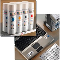 Etiket Avery L6008-20 25.4x10mm zilver 3780 etiketten-1