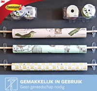 Haak Command middelgroot ovaal incl bevestigingsstrip 2 stuks-2