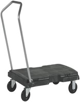 Transportkar Rubbermaid Triple Trolley inklapbaar 225kg zwart-2
