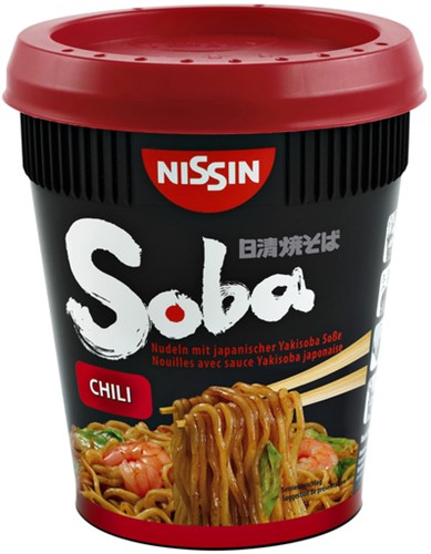 Noodles Nissin Soba chili cup