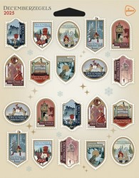 Decemberzegel Nederland 2025 vel à 20 stuks