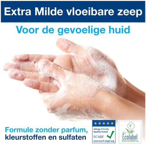 Handzeep Tork S1 Premium vloeibaar 1000ml gevoelige huid 420701-2
