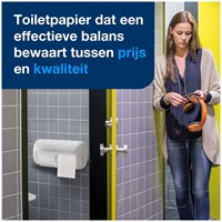 Toiletpapierdispenser Tork T4 Elevation duo wit 557000-1