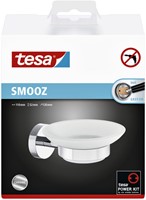 Zeephouder tesa® Smooz hoogglans verchroomd metaal zelfklevend-2