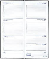 Agenda 2027 Brepols Saturnus Lima 7dagen/2pagina's smal zwart-2