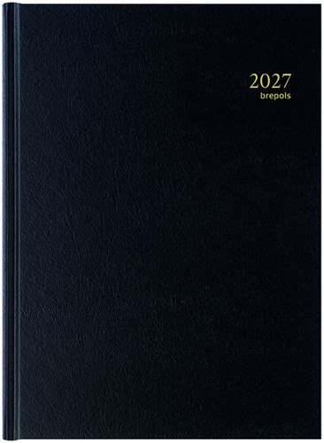 Agenda 2027 Brepols Bremax Santex A4 1dag/1pagina 4 kolommen zwart