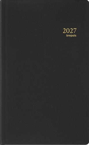 Agenda 2027 Brepols Breform Seta 1dag/1pagina zwart