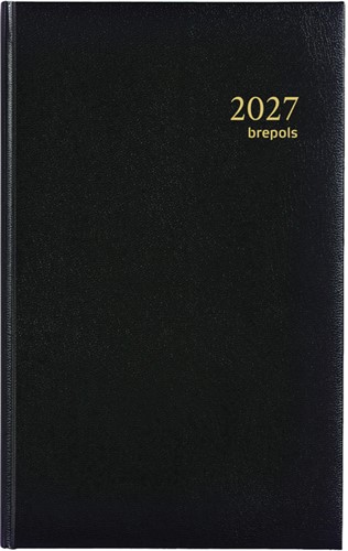 Agenda 2027 Brepols Brefix Lima 1dag/1pagina zwart