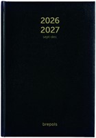 Agenda 2026-2027 Brepols Bretime Lima 16maanden 7dagen/2pagina's zwart