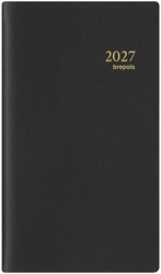 Agenda 2027 Brepols Interplan Genova 7dagen/2pagina's spiraal zwart