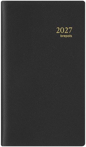 Agenda 2027 Brepols Interplan Genova 7dagen/2pagina's spiraal zwart