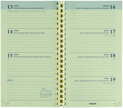 Agendavulling 2027 Brepols Interplan 7dagen/2pagina's 6-talig