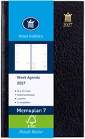 Agenda 2027 Ryam Memoplan 7 Suprema 7dagen/2pagina's zwart