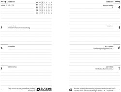 Agendavulling 2027 Succes Mini 7dagen/2pagina's