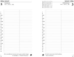 Agendavulling 2027 Succes Mini 1dag/1pagina