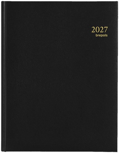 Agenda 2027 Brepols Timing Lima 7dagen/2pagina's zestalig zwart