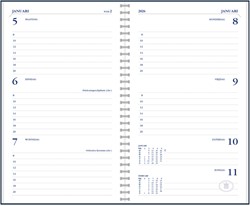 Agendavulling 2027 Ryam Memoplan 7 7dagen/2pagina's wit