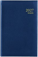 Agenda 2027 Brepols Saturnus Lima 7dagen/2pagina's blauw