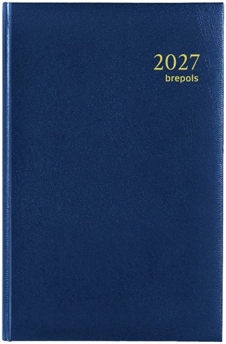 Agenda 2027 Brepols Saturnus Lima 7dagen/2pagina's blauw