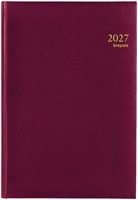 Agenda 2027 Brepols Omega Lima 7dagen/2pagina's bordeaux