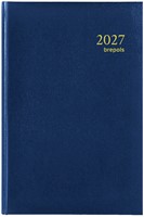 Agenda 2027 Brepols Saturnus Luxe 1dag/1pagina blauw