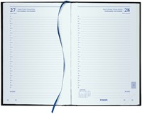 Agenda 2027 Brepols Saturnus Luxe 1dag/1pagina blauw-2