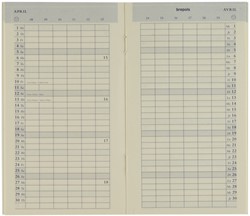 Agendavulling 2027 Brepols Plan-O-Rama 1maand/2pagina's