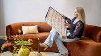 Jaarplanner 2027 Legamaster 1 persoon 90x60cm horizontaal gelamineerd Engelstalig-1