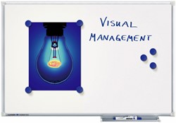 Whiteboard Legamaster Economy plus 90x120cm magnetisch emaille