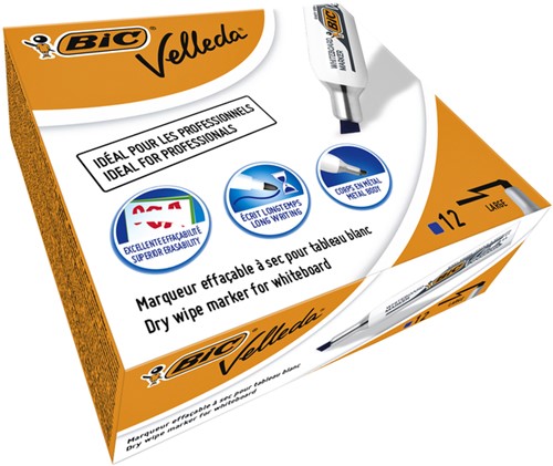 Whiteboardmarker Bic Velleda 1781 schuin large blauw-2