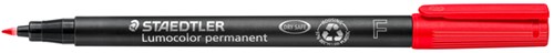 Viltstift Staedtler Lumocolor 318 permanent F rood