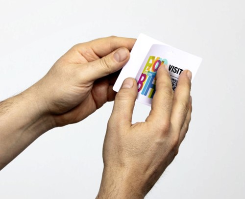 Badge Durable bezoekers 97x86mm 100 stuks-2