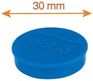 Magneet Nobo 30mm blauw 4 stuks-3