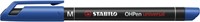 Viltstift STABILO OHpen 843/41 permanent rond medium blauw-4