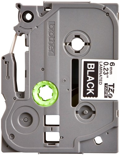 Labeltape Brother P-touch TZe-315 standaard 6mm wit op zwart-2