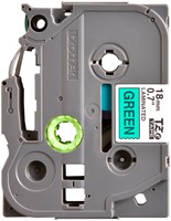 Labeltape Brother P-touch TZe-741 standaard 18mm zwart op groen-2