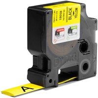 Labeltape Dymo Rhino industrieel krimpkous 19mm zwart op geel-2