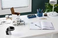 Reliëftape Dymo embossing plastic 9mm wit op zwart-3