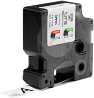 Labeltape Dymo Rhino industrieel vinyl 19mm zwart op wit-2