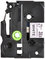 Labeltape Brother P-touch TZe-N241 ongelamineerd 18mm zwart op wit-2