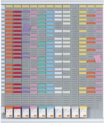 T-kaart Nobo jaarplannerset met 54 sleuven nr.2