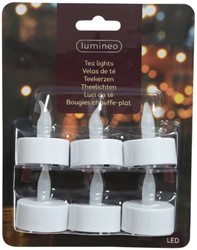 Theelicht LED Lumineo 6 stuks
