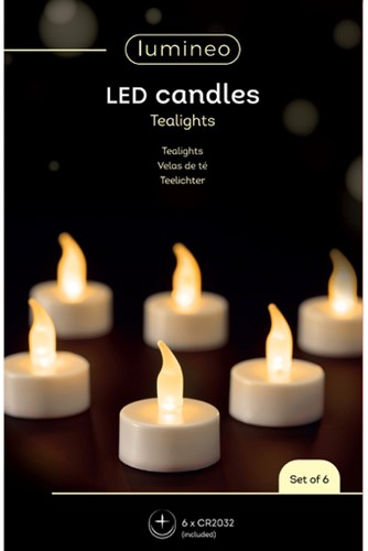 Theelicht LED Lumineo 6 stuks-3