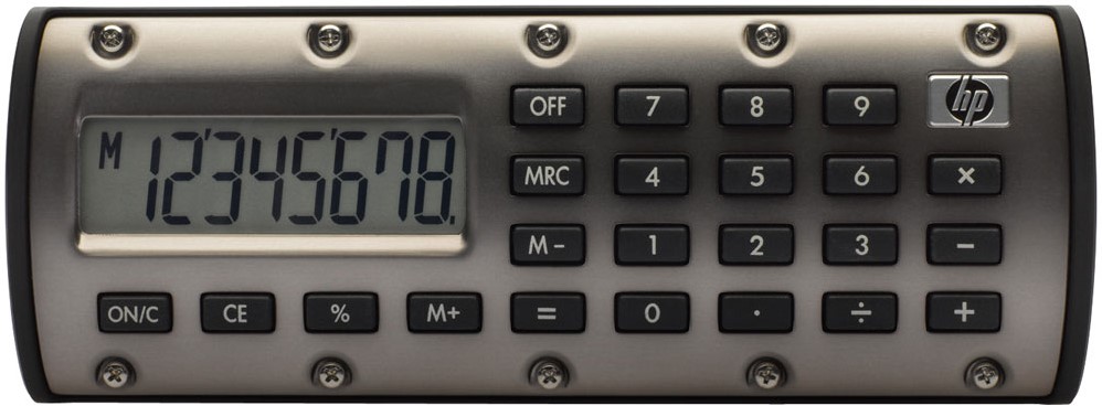 Maak een bed Woud bout Rekenmachine HP Quick calc. bij Bergo