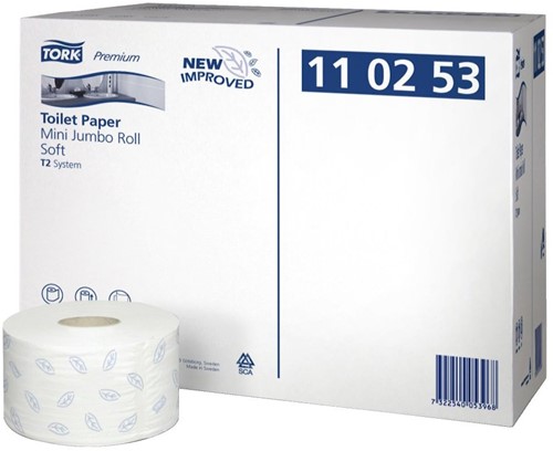 Tork Toiletpapier 110253 mini 2L Soft Decor