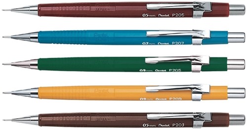 Vulpotlood Pentel P203 2B 0.3mm bruin-2