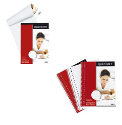 Schrijf- en spiraalblokken